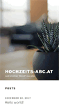 Mobile Screenshot of hochzeits-abc.at
